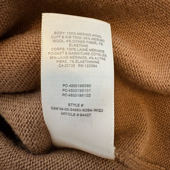 Aritzia Wilfred Clara Sweater in Camel - Picture 5 of 5